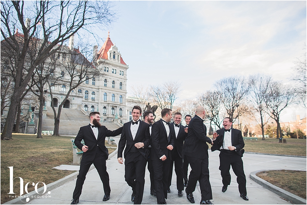 Albany Wedding Photographer Winter wedding at 90 State Events Mazzone Andrea and Kevin