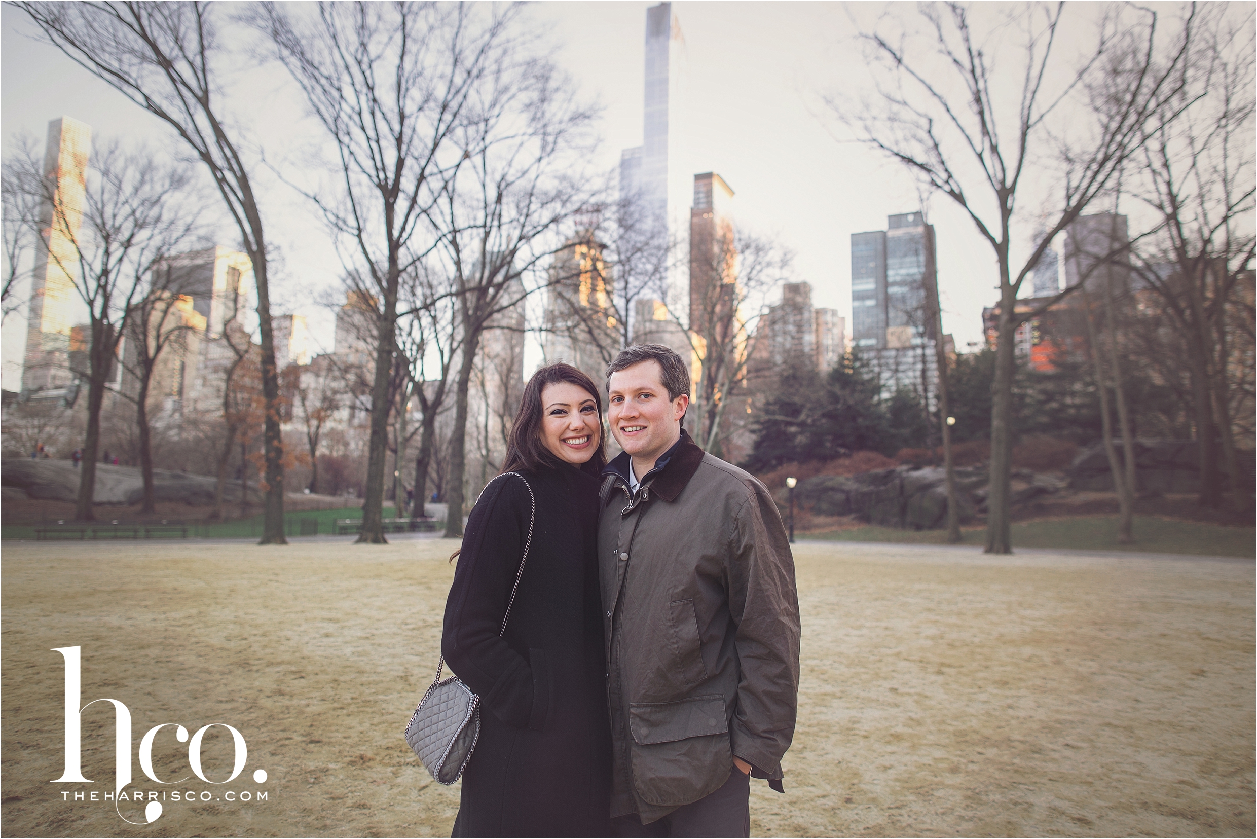 Central Park engagement session by Saratoga wedding photographer Makayla Jade of The Harris Company