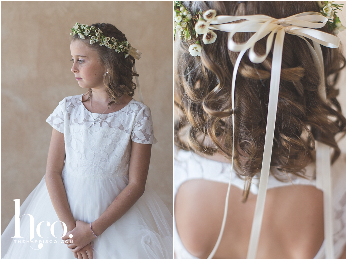 bridal hair styles 2017 floral crown