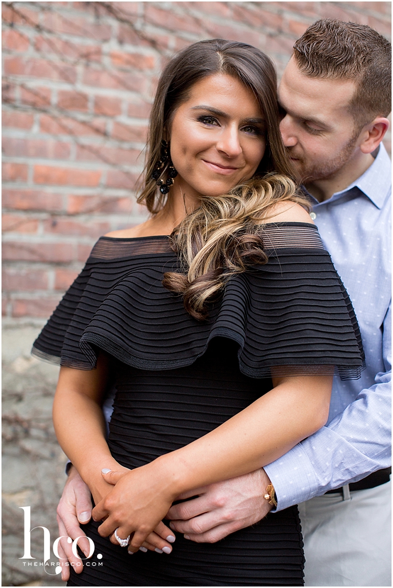Brittany Chris Downtown Saratoga Springs Engagement Session| Engagement Photography | The Harris Co | theharrisco.com