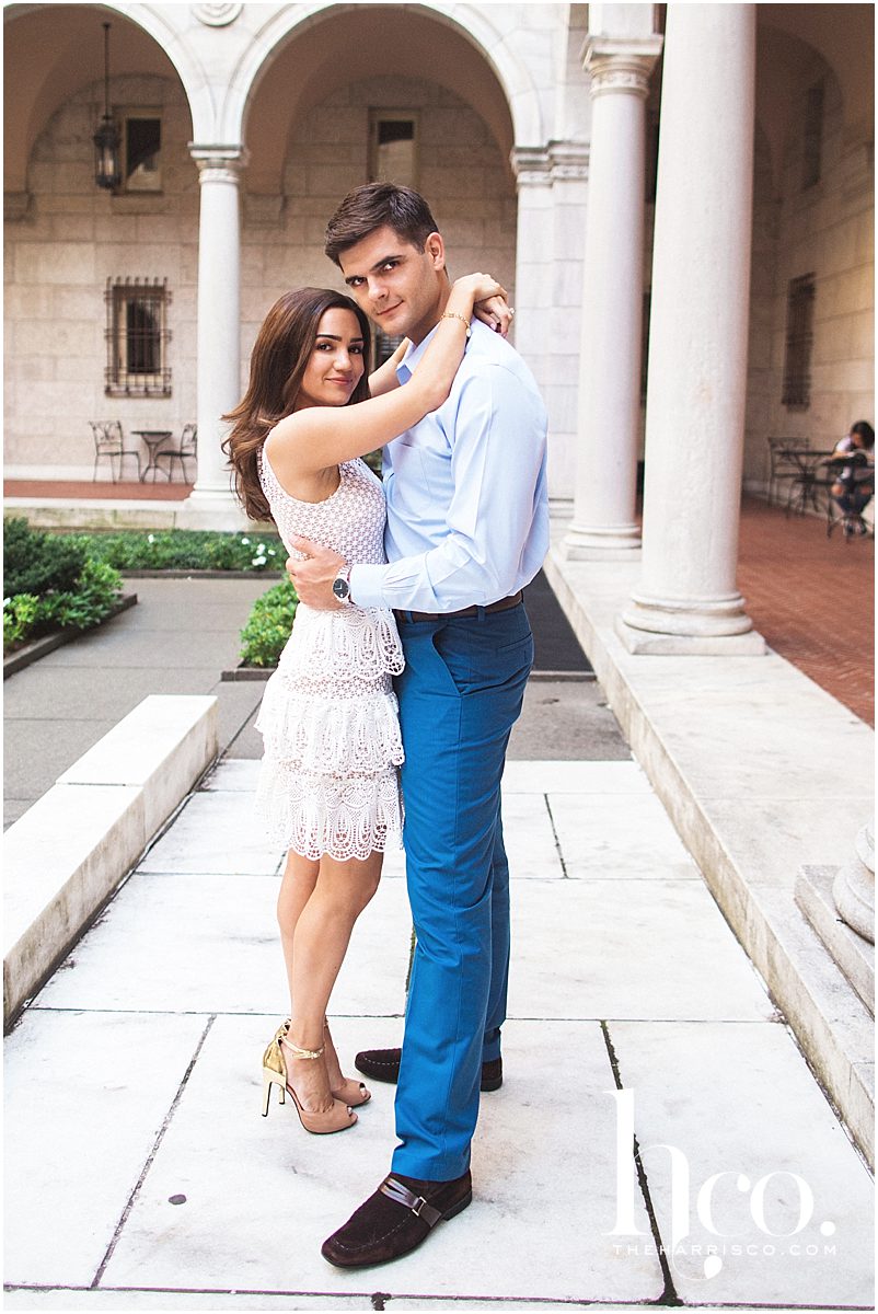 Marissa & Mark | Boston City Engagement | Engagement Photography | The Harris Co | theharrisco.com