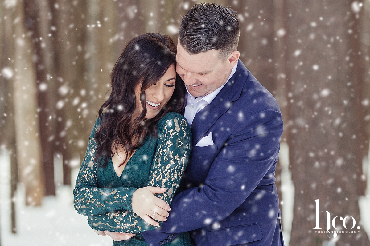 Snowy Winter Engagement Session Saratoga Springs, NY Wedding Photographer